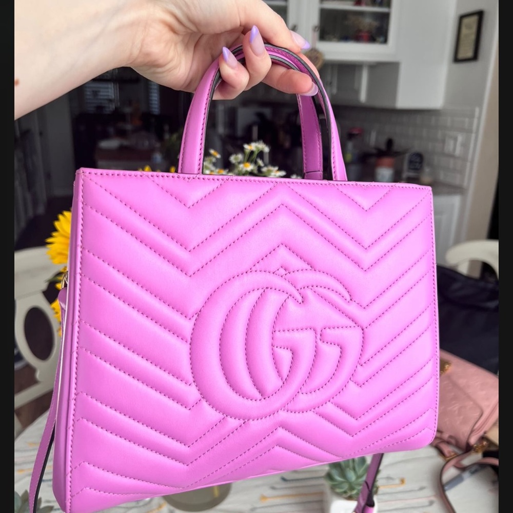 Candy Pink G U C C I B A G - image 4